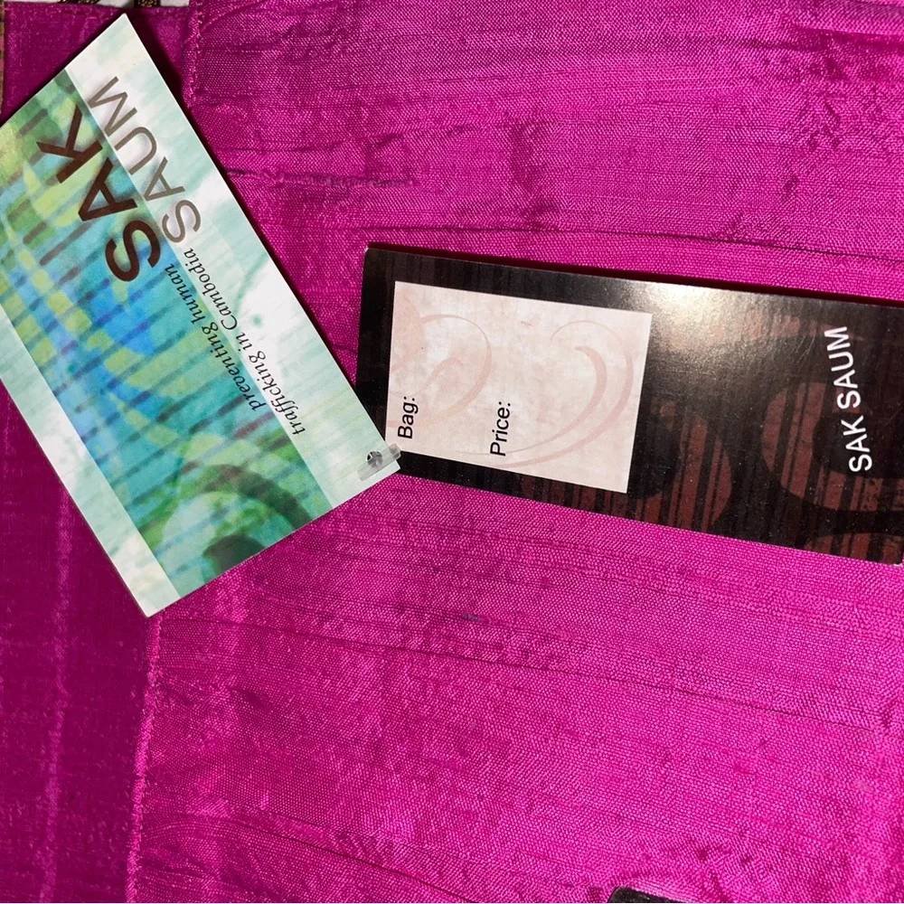 Handbag Purse Crossbody Clutch w/ 5 Section Sak Saum Abi Ferrin Freedom Project - Picture 14 of 14